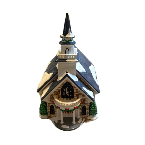 Department 56 Holy Spirit Church Original Snow Village Ceramic Christmas Decor - Picture 1 of 6